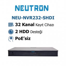 Neutron NEU-NVR232-SHD 32 Kanal Nvr Kayıt Cihazı Neutron NEU-NVR232-SHD 32 Kanal Nvr Kayıt Cihazı
